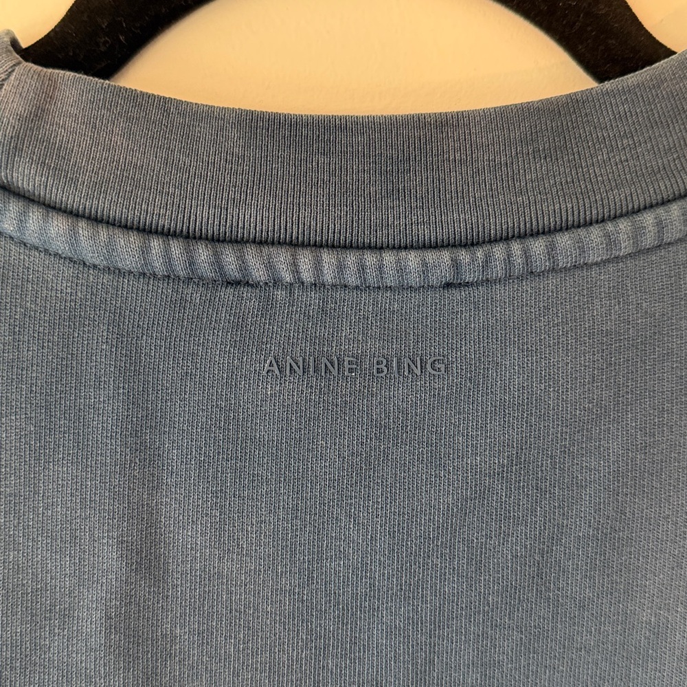 Anine Bing Blue Crewneck - Picture 11 of 11